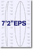 7 feet 2 inches EPS surfboard blank