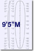 9 feet 5 inches M surfboard blank