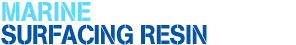 Marine surfacing resin